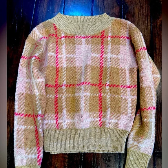 Bp. Size small womanβs plaid sweater - Picture 1 of 3